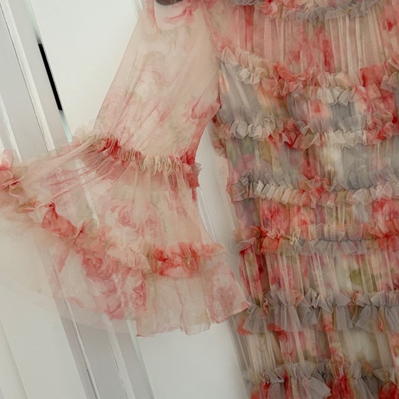 Needle and thread Floral Ruffle Maxi Dress - Picture 3 of 4